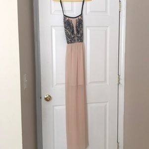 Cross/open back dress